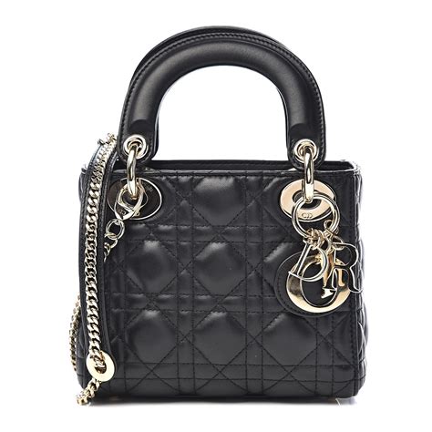 dior mini lady dior lambskin outfits|Dior lambskin bag.